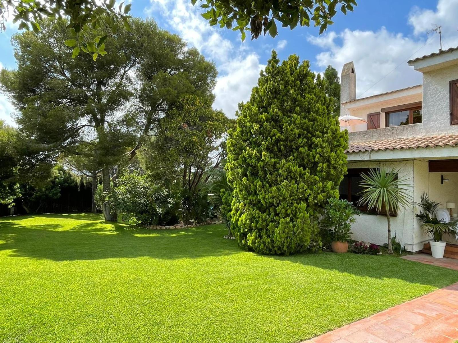 Villa Casa Mediterranea Con Gran Jardin Y Piscina A 500 M De La Playa